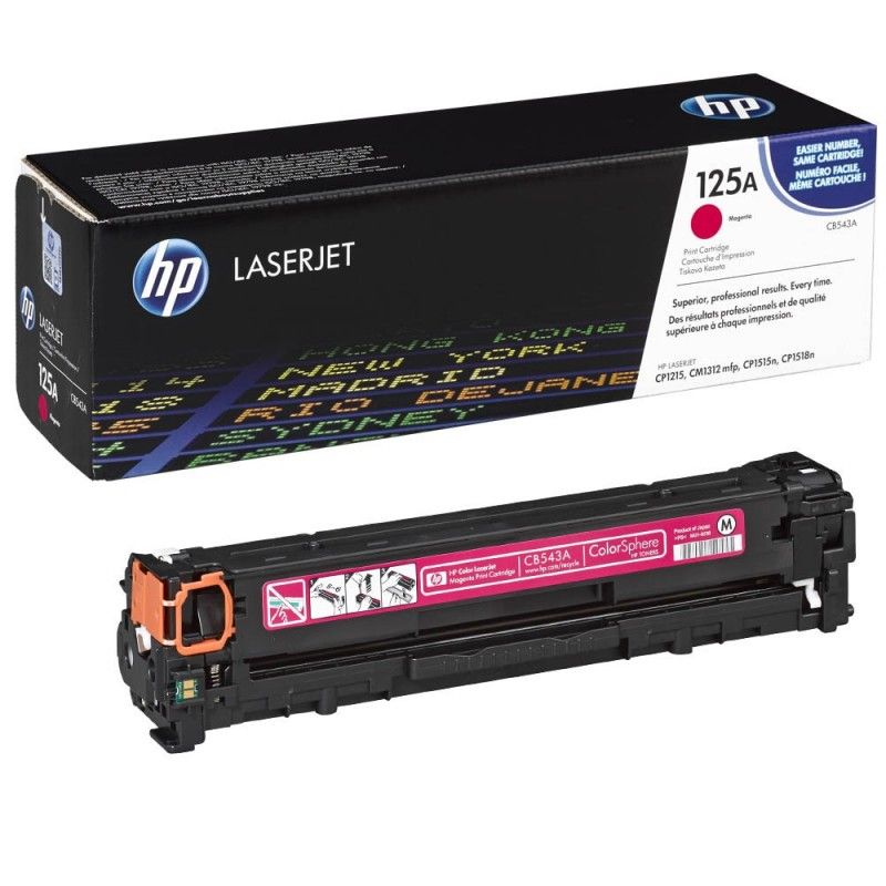 HP CB543a (125A) Magenta Kırmızı Toner Dolumu